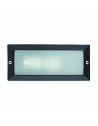 Empotrable exterior FARO LISO 71491 liso negro 1l e27 - Empotrables exterior, Empotrables exterior