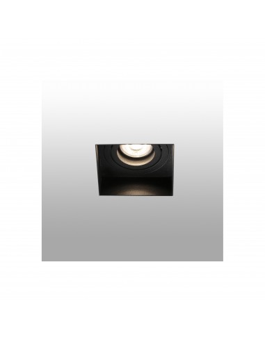 Empotrables HYDE 40113 FARO negro cuadrado orientable s/m gu10, Lámparas modernas