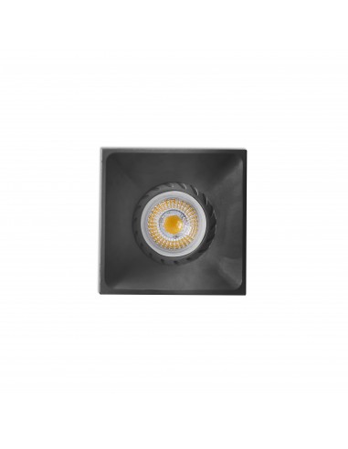 Foco empotrable Neon 43410 Faro cuadrado negro 1xgu10-mr16-led, Lámparas modernas