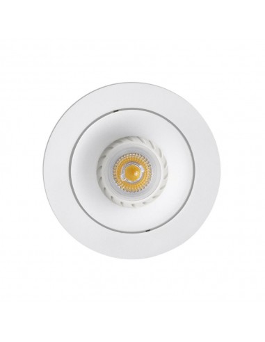 Foco empotrable FARO ARGON 43401 orientable redondo blanco GU10, Lámparas modernas