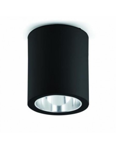 Plafón en superficie FARO POTE 63125 pote-1 negro 1l e27 - Plafones modernos, Plafones de techo