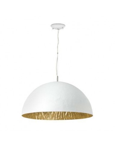 Lámpara de techo moderna FARO MAGMA 28399 magma-p 3l e27 blanco-oro ø70 cm, Lámparas modernas