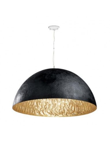 Lámpara de techo moderna FARO MAGMA 29468 magma-p 3l e27 negro-oro ø70 cm, Lámparas modernas