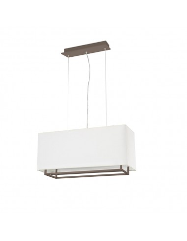 Lámpara de techo VESPER 29987 FARO marron 60 cm 2xe27, Lámparas modernas