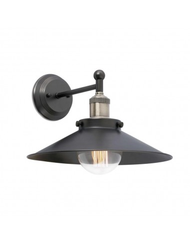 Aplique rústico FARO MARLIN 65133 negro oro viejo E27, Plafones de techo