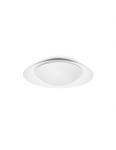 Plafones de techo SIDE 62140 FARO ø39cm blanco-blanco led 15w 3000k, Plafones de techo