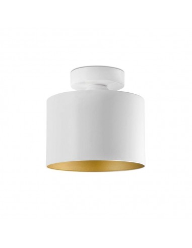 Plafón moderno FARO JANET 65137 blanco oro E27, Superficies