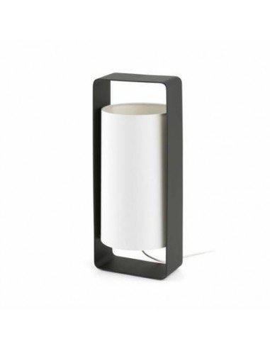 Sobremesa FARO LULA 28385 lula g negra pantalla beige e27 - Sobremesas modernos, Sobremesas