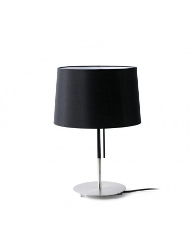 Lámpara de mesa moderna FARO VOLTA 20026 negro E27 alto 45 cm, Sobremesas