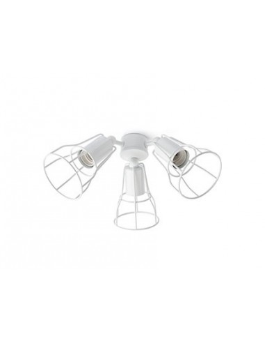 Kit de luz YAKARTA 33716 FARO blanco 3xe27 para yakarta, Tulipas y accesorios de ventiladores