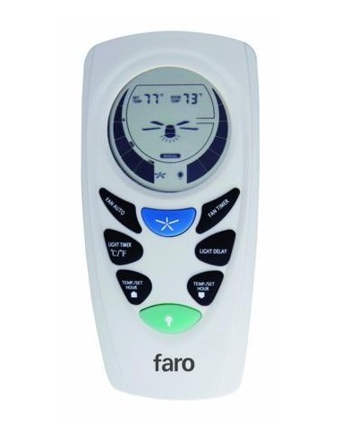 Kit mando a distancia FARO 33937 para ventilador con programador, Tulipas y accesorios de ventiladores