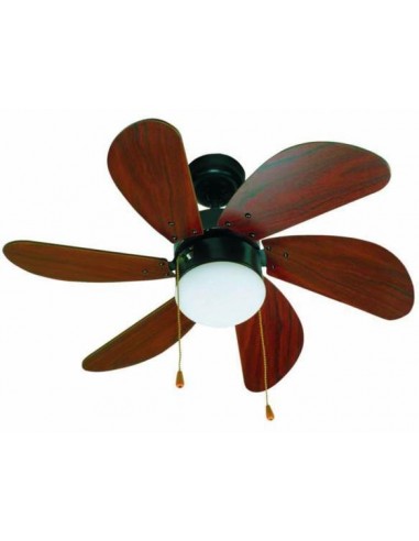 Ventilador de techo moderno FARO PALAO 33185 ø76cm marron 1xE14, Ventiladores infantiles