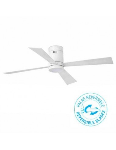 Ventilador de techo led FARO TIMOR 33372 ø132cm blanco 12w 3000k con mando a distancia, Ventiladores faro