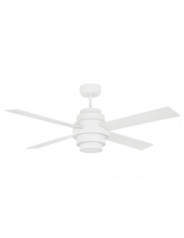 Ventiladores de techo motor DC DISC FAN 33397 FARO ø132 cm blanco led 35w con mando, Ventiladores faro