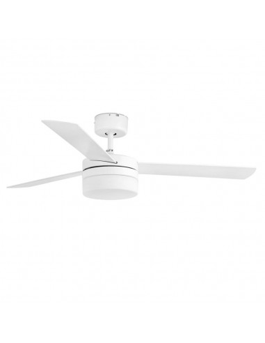 Ventilador de techo moderno PANAY 33607 FARO ø122cm blanco 2xe14 con mando, Ventiladores faro