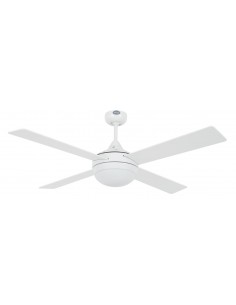 Ventilador de techo moderno ICARIA 33700 FARO ø132cm blanco 2xe27 con mando, Ventiladores faro