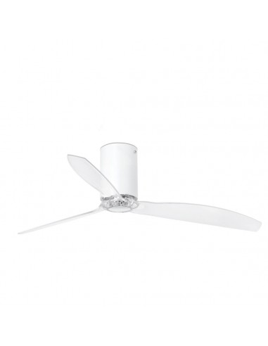 Ventiladores de techo 32039 MINI TUBE FARO ø128 cms blanco mate 3 palas, Ventiladores sin luz