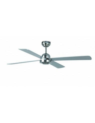 Ventilador de techo FARO IBIZA 33287 ø 132cms niquel mate con mando, Ventiladores sin luz