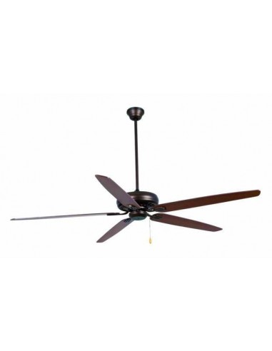 Ventilador de techo grande FARO NISOS 33363 ø178cm marron 5 palas, Ventiladores sin luz