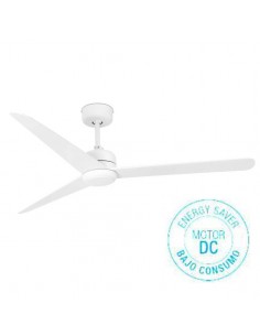 Ventilador techo NU 33721 FARO ø132cm blanco motor DC, Ventiladores sin luz