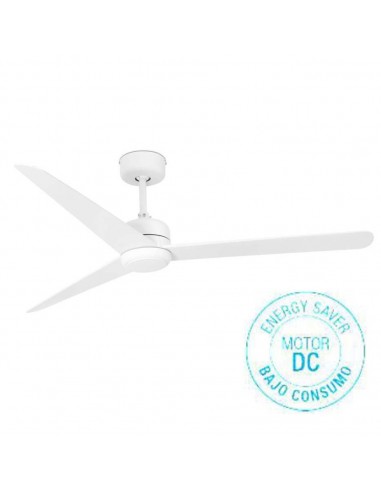 Ventilador techo NU 33721 FARO ø132cm blanco motor DC, Ventiladores sin luz
