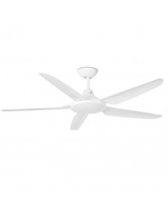 Ventiladores de techo modernos MENO 33782 FARO ø135cm blanco 5 palas, Ventiladores sin luz