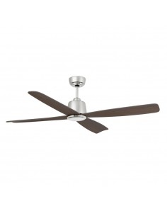 Ventilador de techo motor DC MOLOKAI 33475 FARO ø125cm niquel mate con mando, Ventiladores sin luz