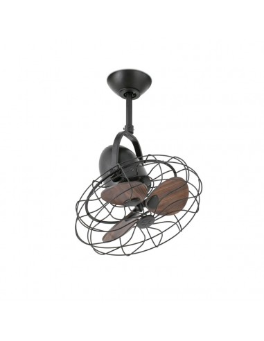 Ventiladores de techo KEIKI 33715 FARO ø45cm marron, Ventiladores sin luz