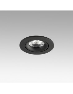 Empotrable de techo Nais 02111002 Faro orientable negro 7w 2700k 36°, Lámparas modernas