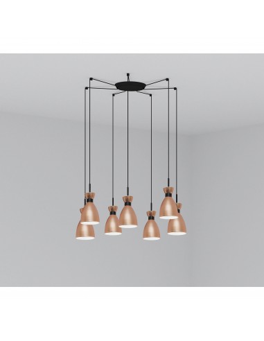 Colgante Retro 20046-7L Faro cobre e14 20w 7l, Lámparas modernas