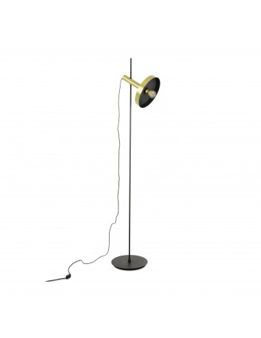 Lámpara de pie Whizz 20164-96 Faro con pantalla oro negro 1xe27, Lámparas modernas