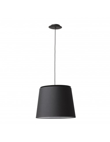 Lampara colgante Savoy 20309-90 Faro negro pantalla negra, Lámparas modernas