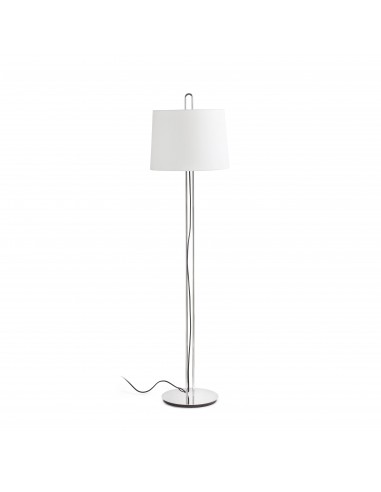 Lámpara de pie Montreal 24037-08 Faro cromo pantalla beige, Lámparas modernas