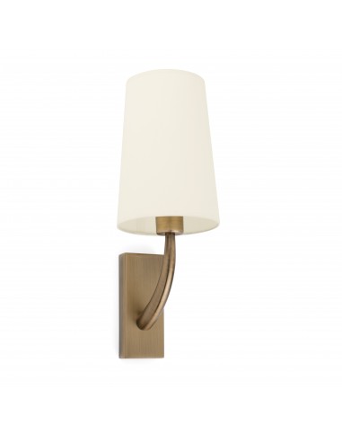 Aplique de pared Rem 29681-20 Faro oro viejo pantalla beige, Lámparas modernas