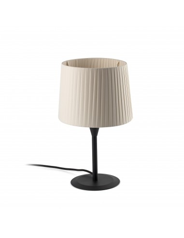 Lámpara sobremesa Samba 64311-38 Faro negro p. encint e27 ø250*200*ø200 beige, Sobremesas