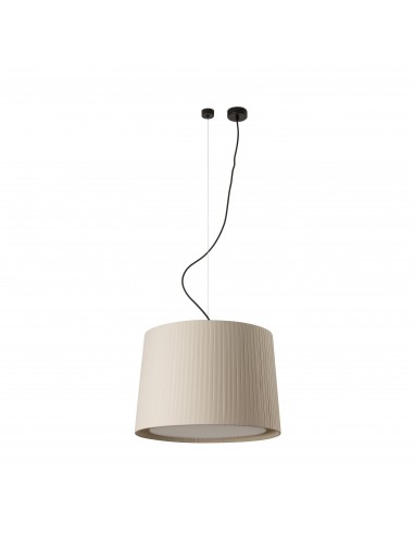 Lampara colgante Samba 64314-44 Faro negro p. encint e27 ø500*350*ø450 beige, Lámparas modernas