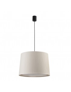 Lampara colgante Samba 64315-44 Faro negro simple encintada e27ø500*350beige, Lámparas modernas