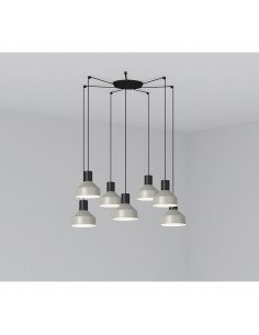 Lampara colgante Kombo 68593-7L Faro gris ø200 1x e27 7l, Lámparas modernas