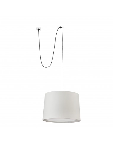 Colgante con enchufe Conga 68604-55 Faro clavija p. e27 ø500*350*ø450 beige, Lámparas modernas