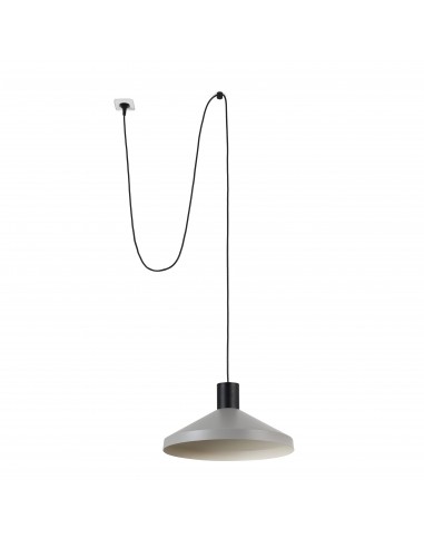 Colgante con enchufe Kombo 68604-66 Faro con clavija gris ø400 1x e27, Lámparas modernas