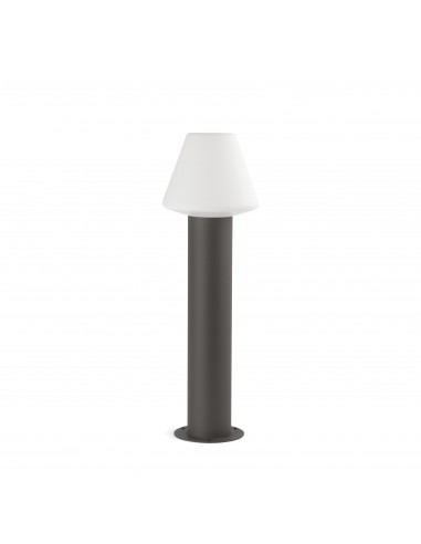 Baliza exterior Mistu 74434B-02 Faro gris oscuro h610 1xe27 max 15w, Balizas exterior