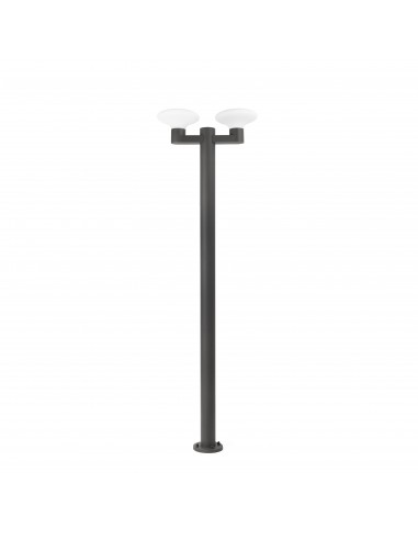 Farola Blubs 74435F2-03 Faro gris oscuro2xe27 max 15w, Farolas jardin