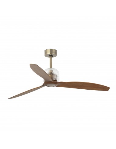 Ventilador de techo Deco Fan 33398D Faro ø1280 mm oro viejo 3 palas motor DC, Ventiladores sin luz