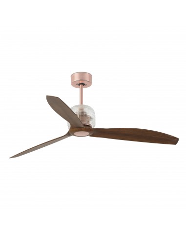 Ventilador de techo Deco Fan 33399D Faro ø1280 mm cobre 3 palas motor DC, Ventiladores sin luz