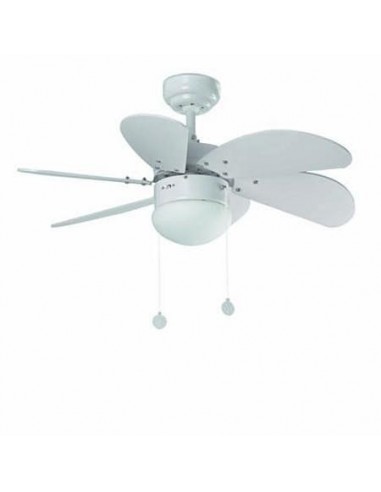 Ventilador de techo moderno FARO PALAO 33180 ø76cm blanco 1xE14, Ventiladores infantiles