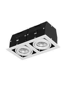 Empotrable de techo CARDAN TC-1401-BLA 2x GU5.3 blanco mate, Lámparas modernas