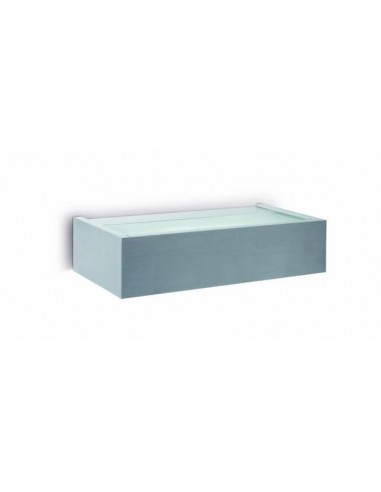 Applique Murale FARO AMBO - Nickel Mat, 1 Ampoule E27, Dimensions 25x12x6 Cm - Pour Couloir, Salle De Bain, Décoration Rétro