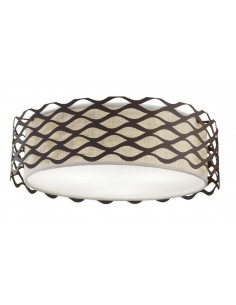 Plafonnier abat-jour...