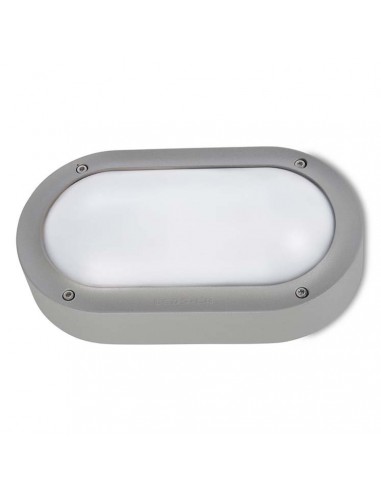 Aplique de pared exterior BASIC Aluminium 05-9886-34-M1 Leds c4 1xE27 gris, Apliques exterior