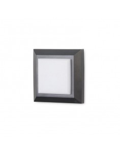 Aplique exterior GROVE PX-0129-NEG Leds c4 led 2w 400 lm negro gris, Apliques exterior